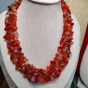 Elegant Multi-Color Gemstone Necklace